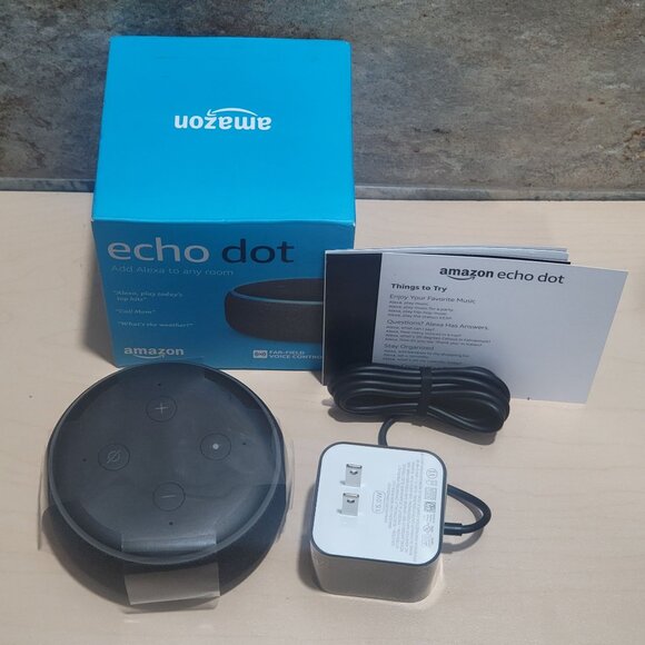 Amazon Echo Dot 3rd Gen Smart Speaker with Alexa NIB 2018 - Picture 3 of 7